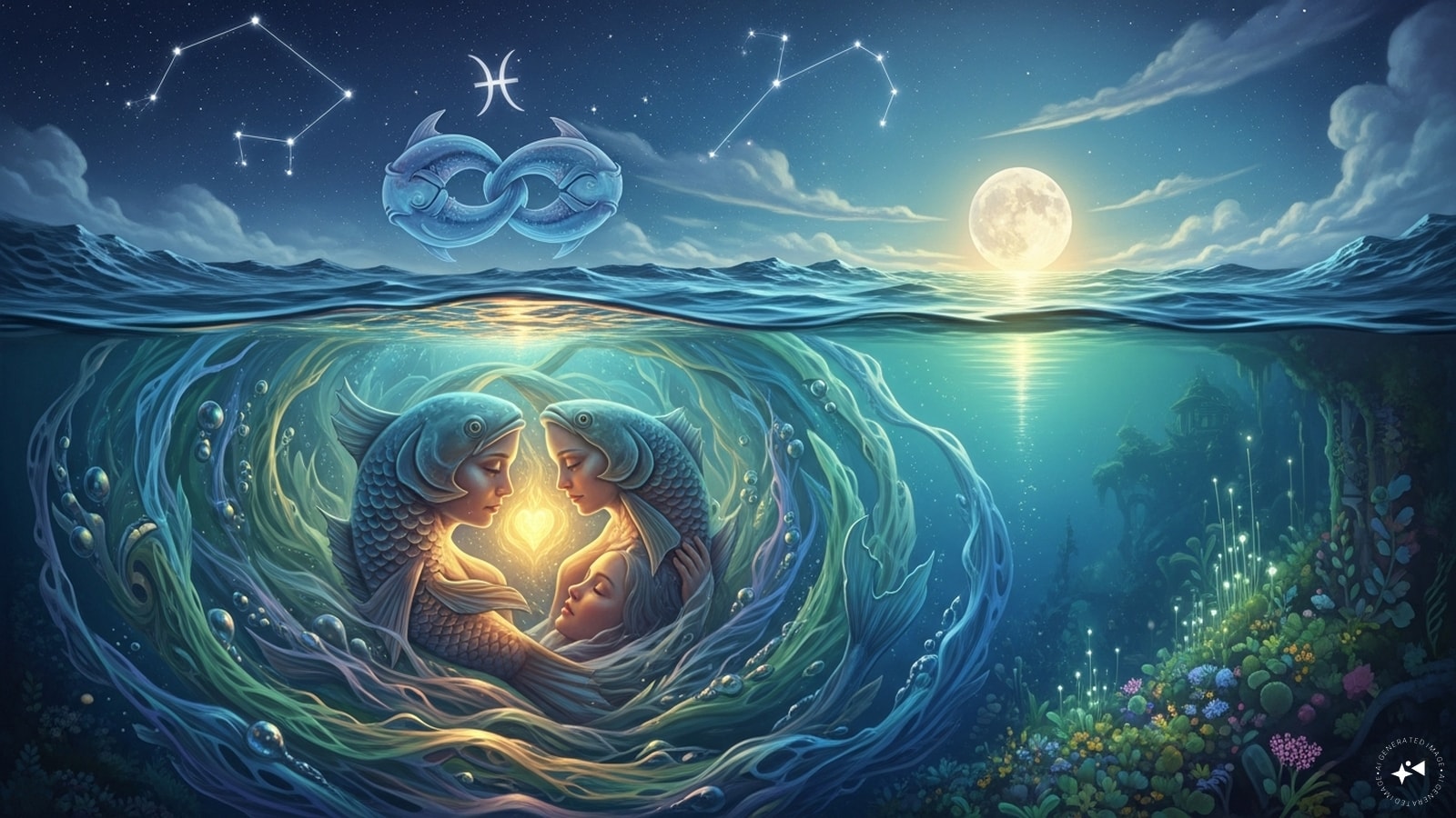 Pisces Love Horoscope: Ganesha says that today you can learn something new about your partner, and this new information may come as a big surprise to you, but it is a pleasant surprise. Actually, with the help of this new information, you can solve the problems and complex issues of your relationship. Take advantage of this situation and spend the day lovingly with your partner. (AI photo) Pisces Love Horoscope: Ganesha says that today you can learn something new about your partner, and this new information may come as a big surprise to you, but it is a pleasant surprise. Actually, with the help of this new information, you can solve the problems and complex issues of your relationship. Take advantage of this situation and spend the day lovingly with your partner. (AI photo)