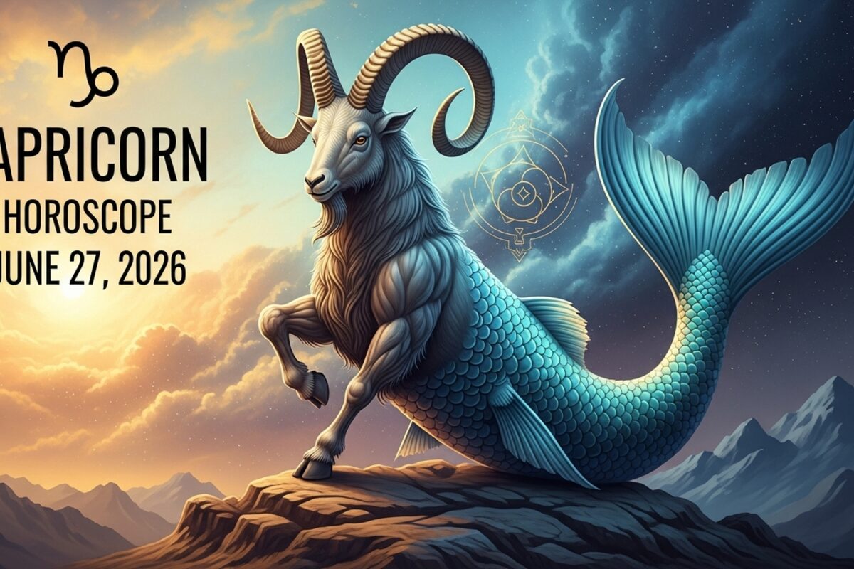 Capricorn Horoscope Today, June 27, 2026