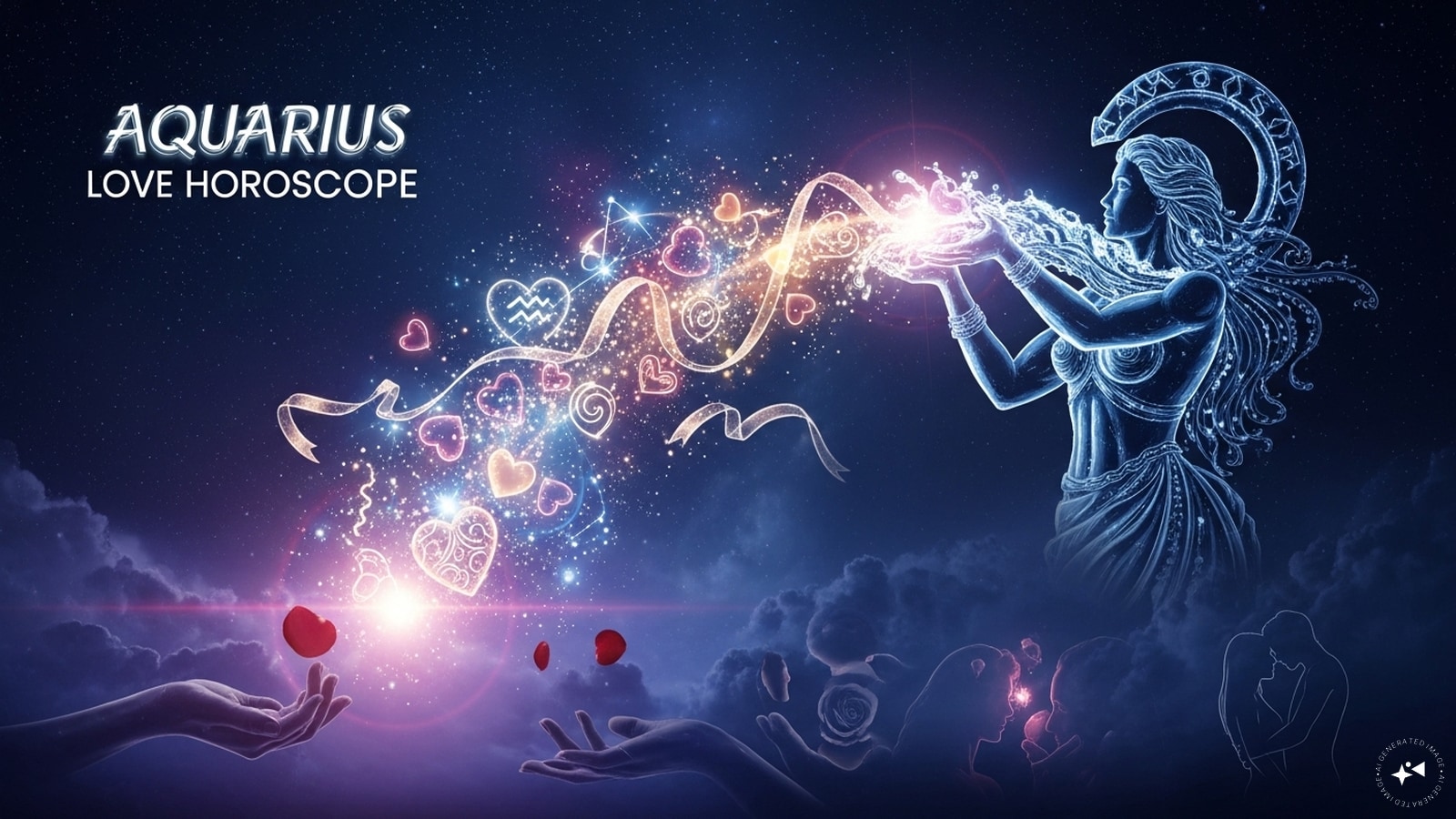 Aquarius Love Horoscope: Ganesha says that if you were stuck or in a dilemma about a relationship, today you will be successful in concluding. People involved in a relationship can decide to get engaged or married. Due to the change in planetary energy today, you may re-evaluate your relationships. If you were avoiding commitments earlier, today you will welcome them. (AI photo) Aquarius Love Horoscope: Ganesha says that if you were stuck or in a dilemma about a relationship, today you will be successful in concluding. People involved in a relationship can decide to get engaged or married. Due to the change in planetary energy today, you may re-evaluate your relationships. If you were avoiding commitments earlier, today you will welcome them. (AI photo)