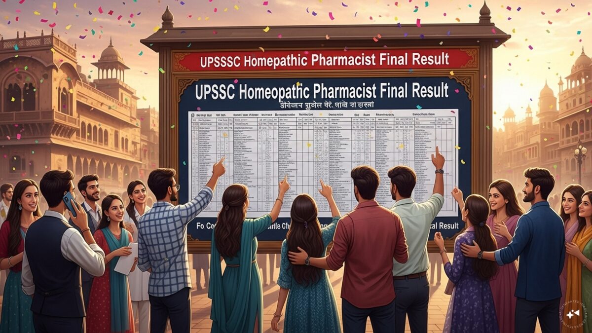 UP Government Releases UPSSSC Homeopathic Pharmacist Final Result, 395 Candidates Selected
