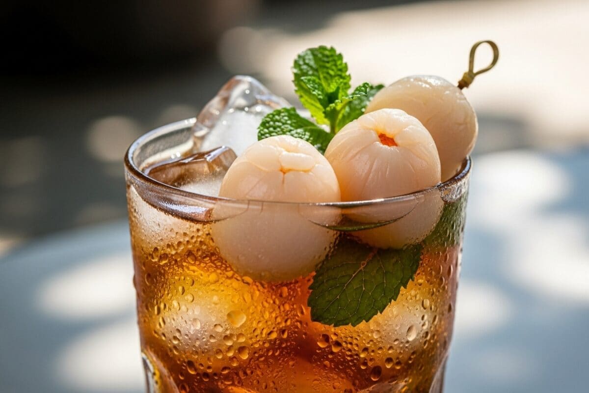 Step-By-Step Guide To Make Litchi Iced Tea At Home