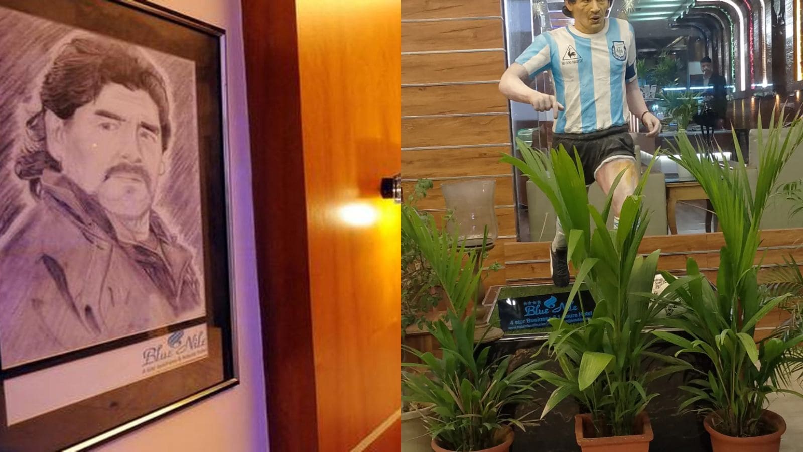 According to reports, the room has a mind-boggling archive of over 150 pieces of real-life memorabilia frozen behind glass cases. The hotel has meticulously preserved absolutely everything the soccer legend touched or left behind. The collection includes his discarded cigarette butts, the toiletries he used, the tea set he drank from, and also a statue of him. Credit: AFP