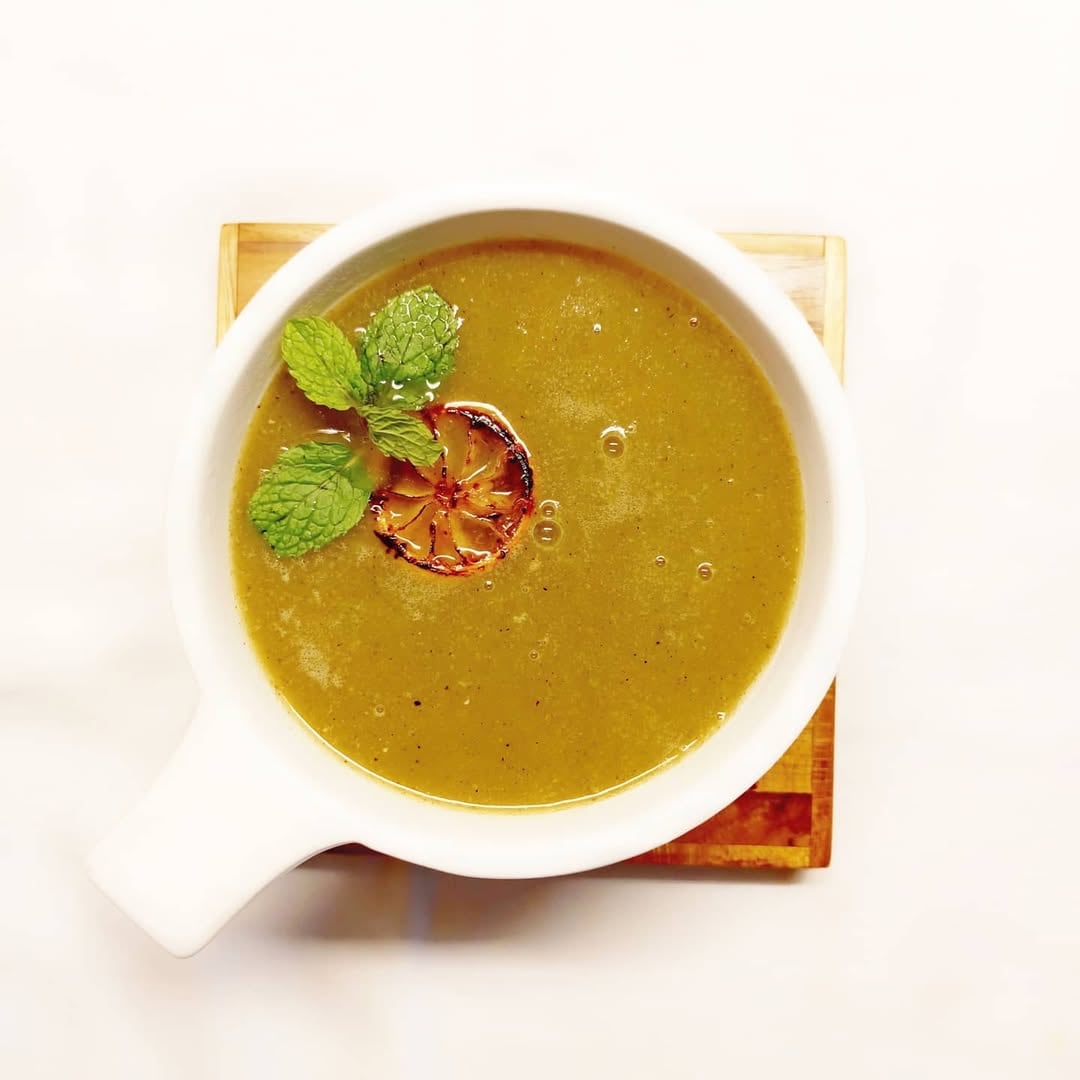Lauki SoupA warm bowl of lauki soup makes for a light and filling meal. Simply pressure-cook chopped bottle gourd with tomatoes, onions, garlic, and a pinch of black pepper. Blend everything together and enjoy a nutritious soup that's low in calories and packed with nutrients.