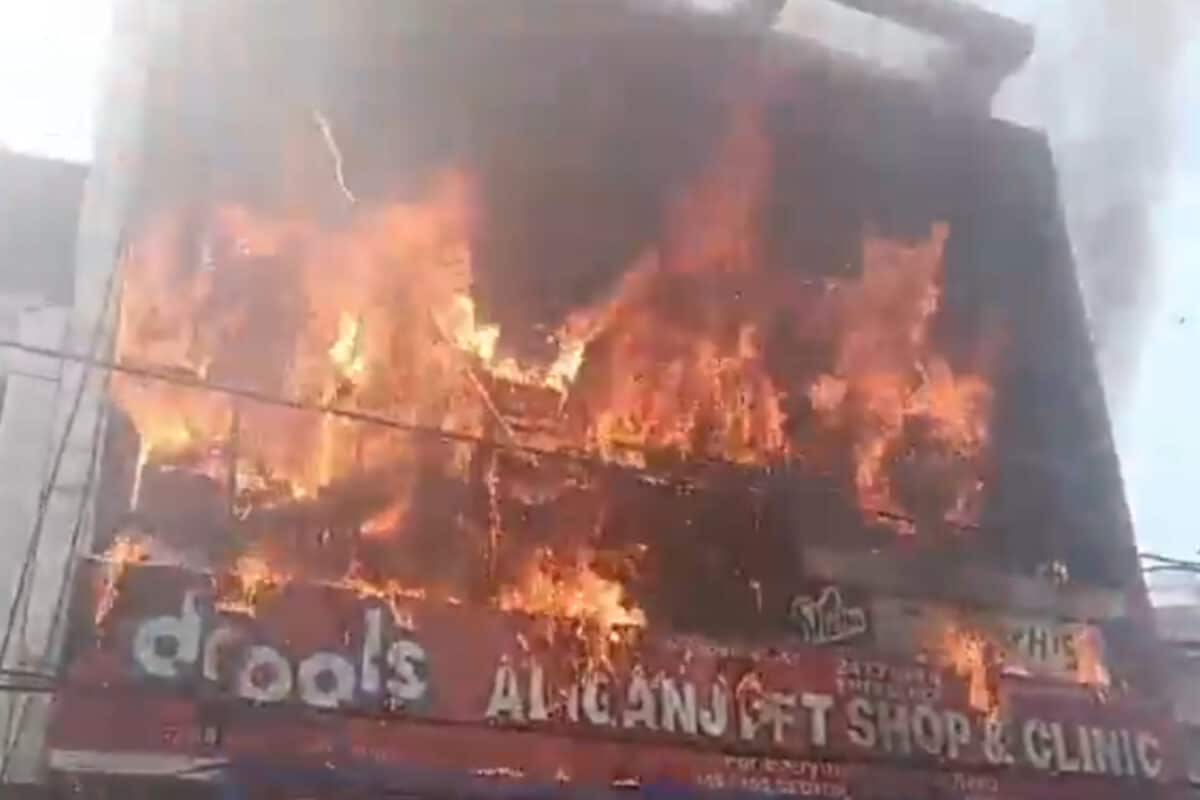 Lucknow Fire News Live Updates: Three Dead After Massive Fire Engulfs Lucknow Coaching Centre