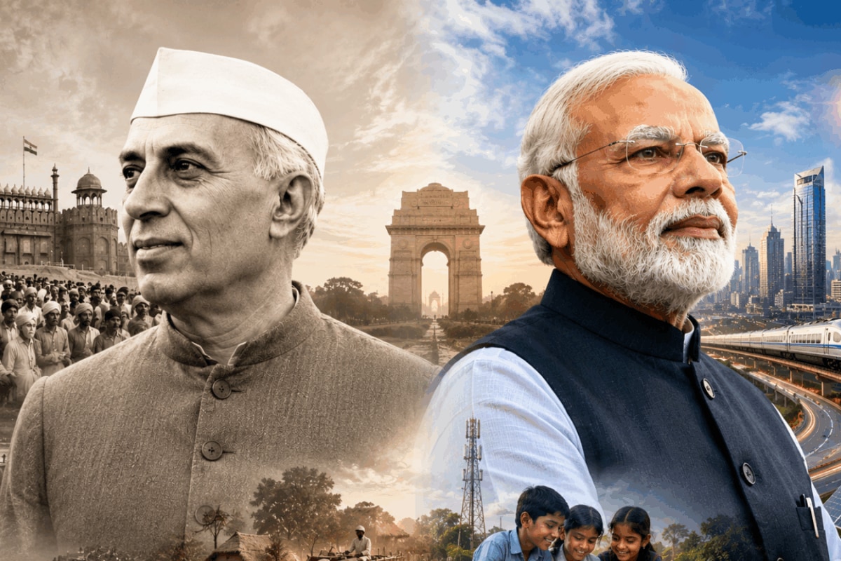 From 34 Crore To 1.4 Billion People: The India Nehru Governed And The Bharat PM Modi Leads