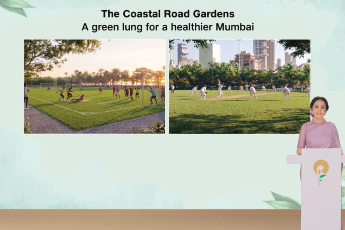 '60,000 Trees Across 130 Acres': Nita Ambani Says Work In Full Swing On Mumbai's Coastal Road Gardens