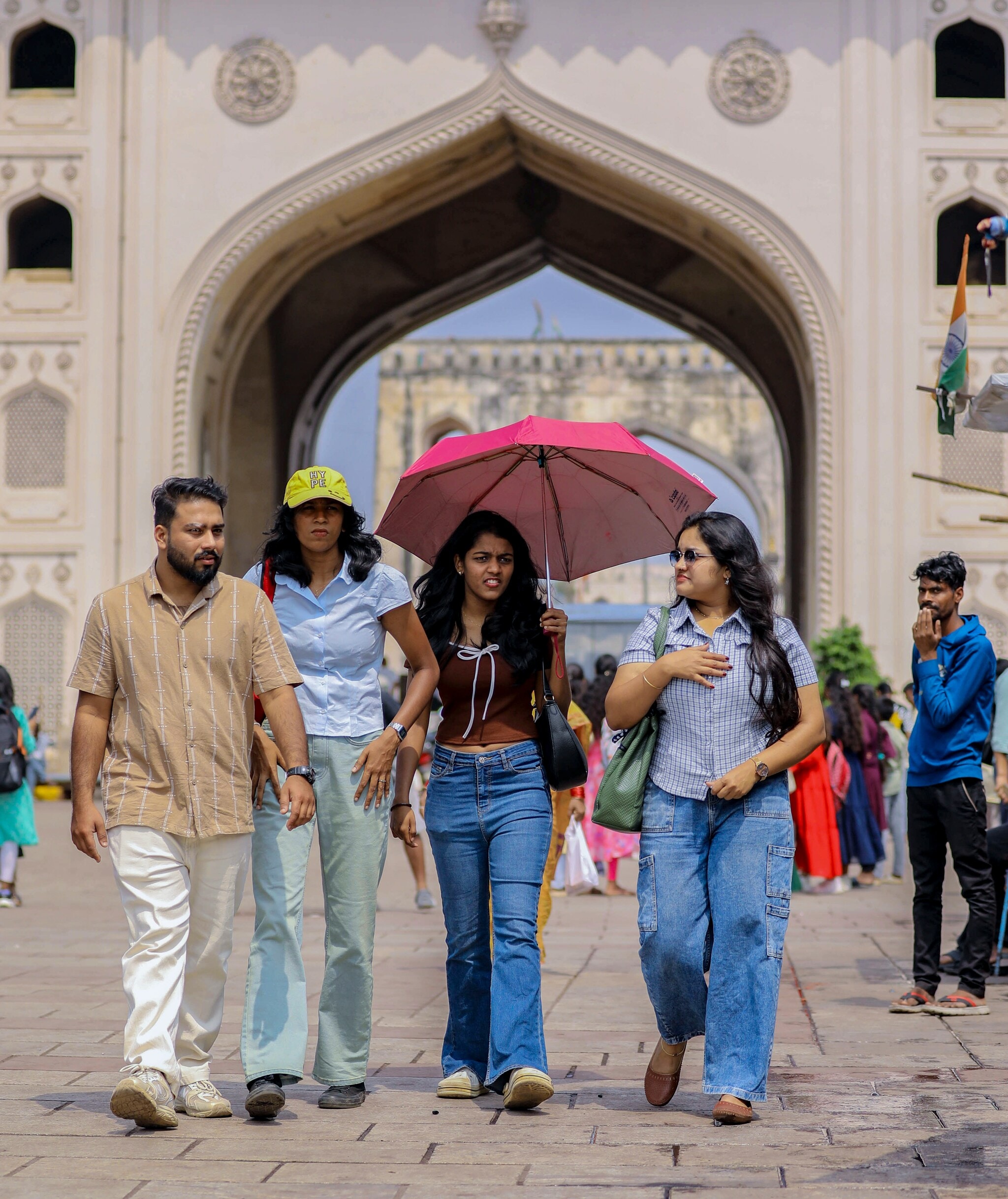 Indian city skyline under intense summer sun, representing rising urban heat risk identified in University of Oxford study