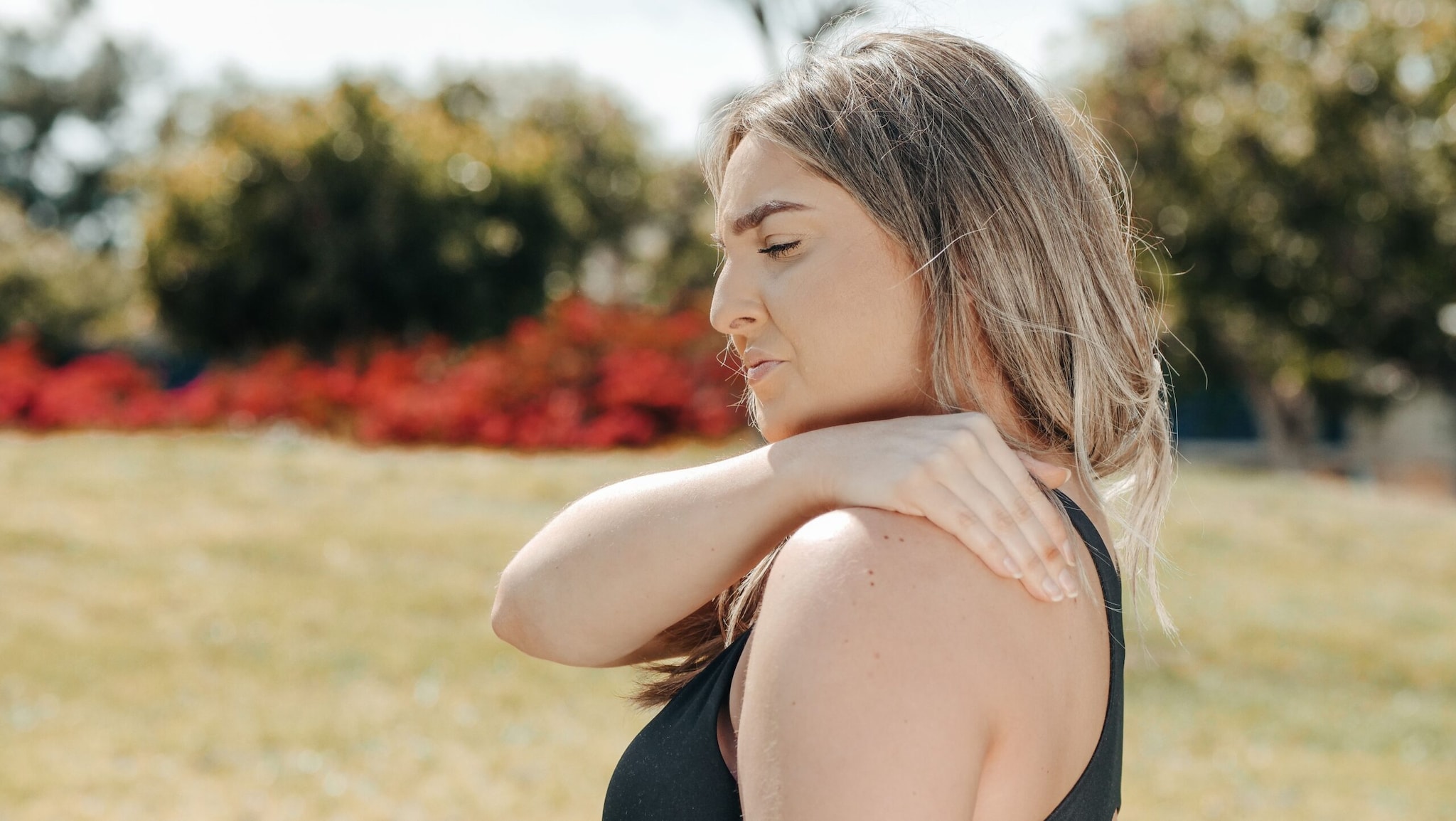 7. Neck and Shoulder Release: Sit comfortably, gently drop your right ear toward your right shoulder, and repeat on the left. This simple movement melts away the day’s stress trapped in your upper body, relieving tension headaches and smoothing the transition into sleep.