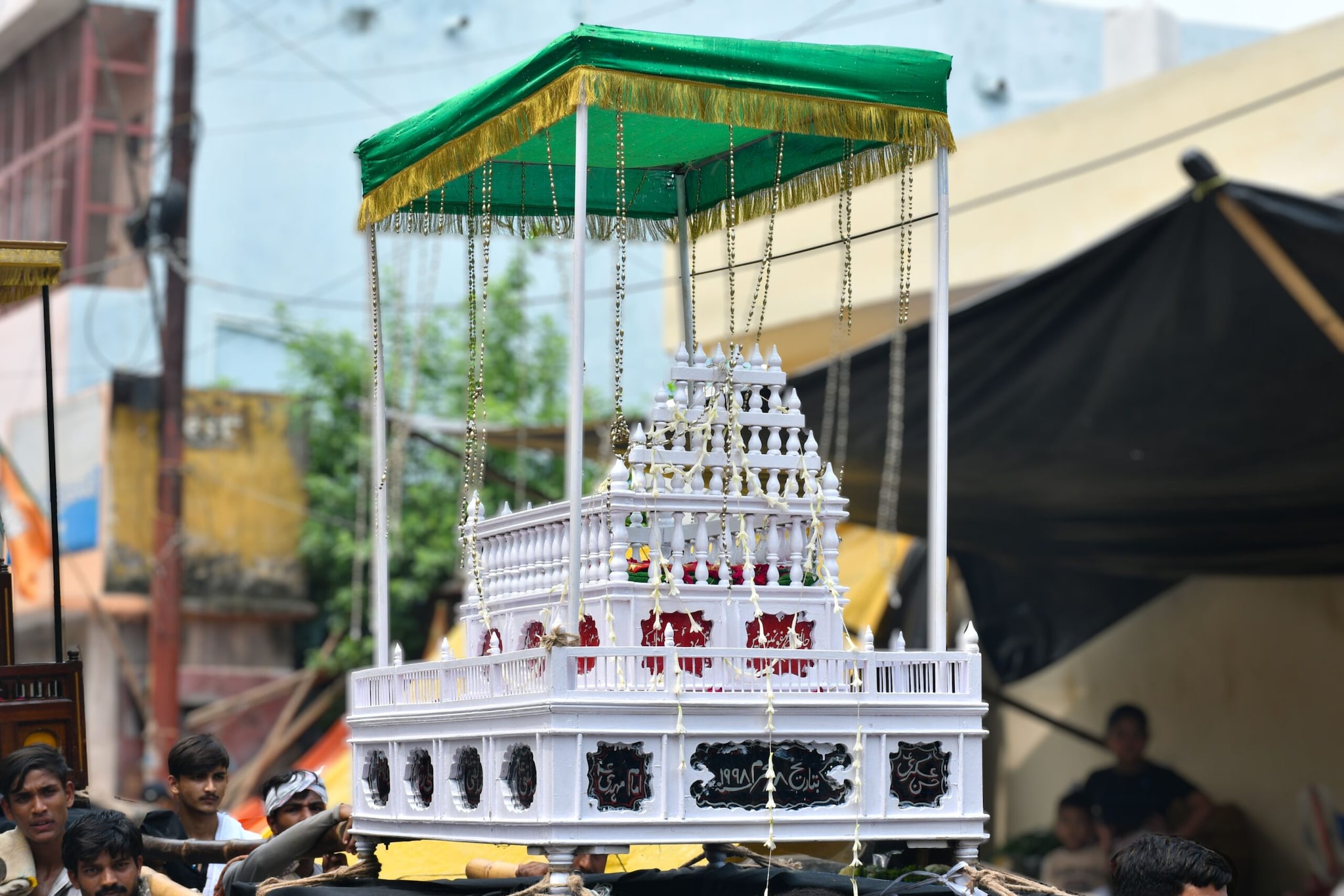 Muharram is the first month of the Islamic calendar and is considered one of the holiest months in Islam. The day is marked by prayers, religious gatherings and processions in many cities across the country.