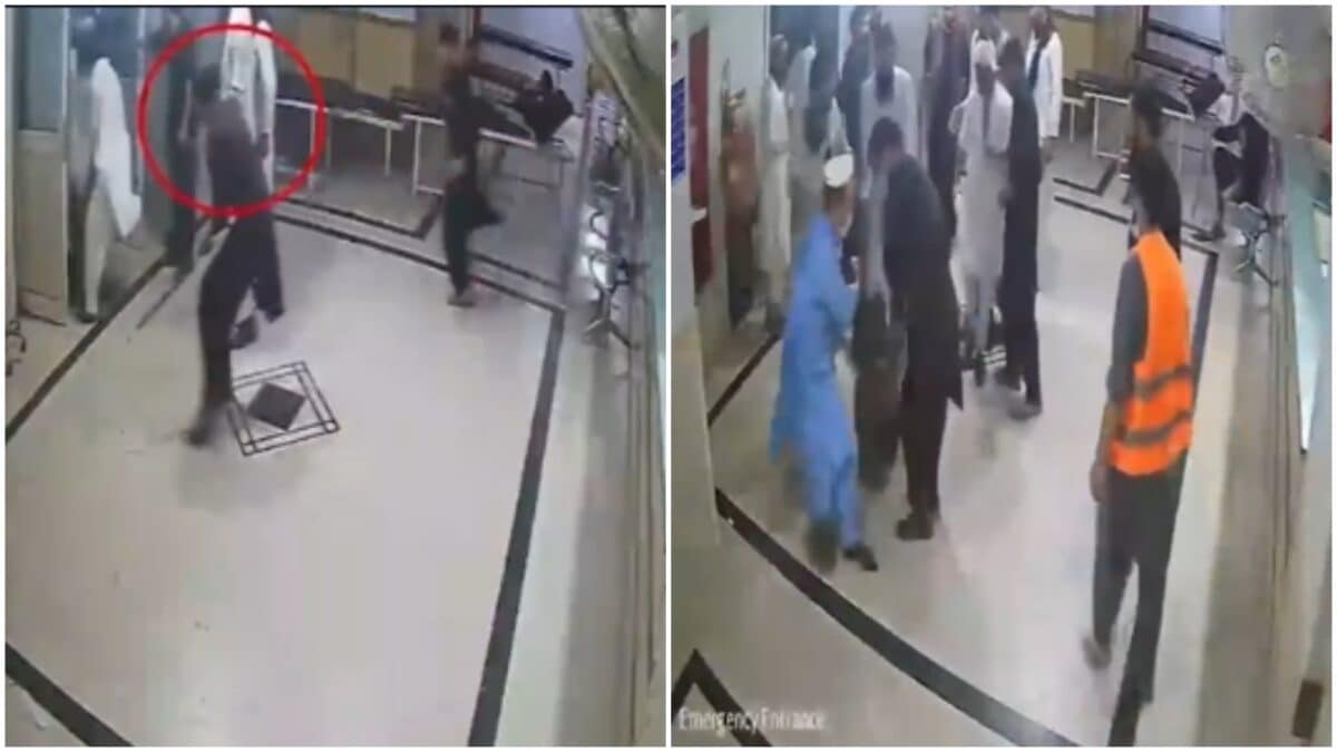PoK Unrest: CCTV Reveals Violent Attack On Security Personnel Inside Rawalakot Hospital | Video