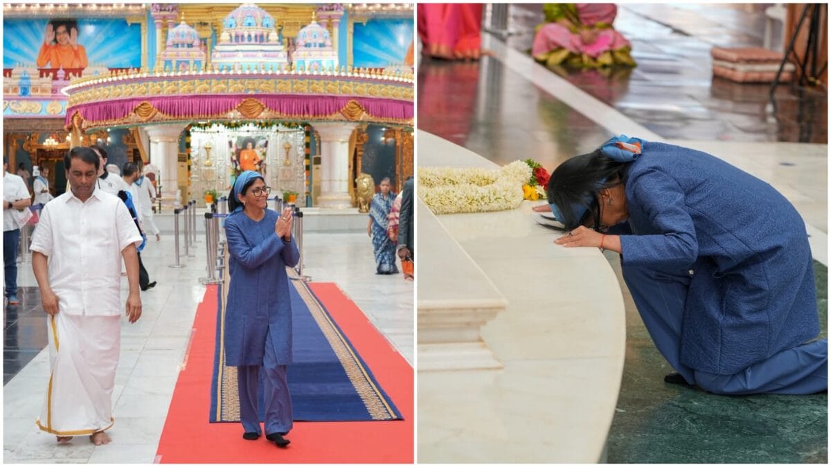 Back To Puttaparthi: Sai Baba Devotee Venezuela's Delcy Rodriguez Returns To Prasanthi Nilayam