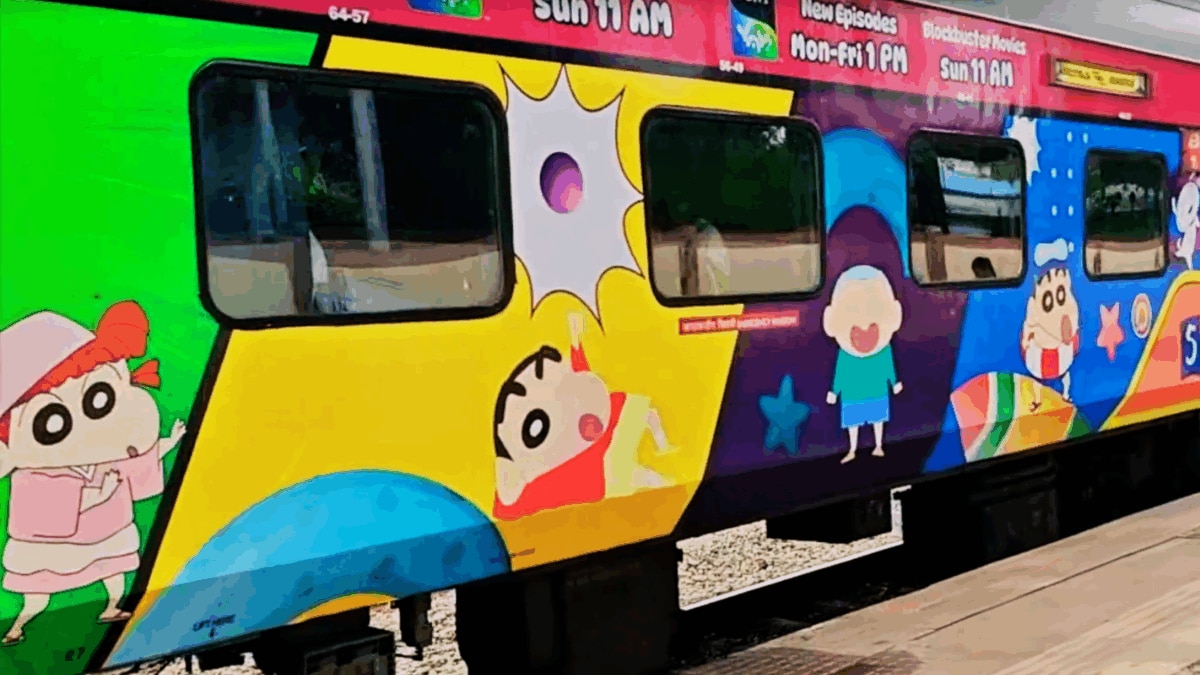 From Kasukabe To Kerala: Shin Chan Takes Over An Indian Express Train | WATCH