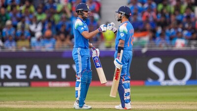 Shubman Gill (left) with Virat Kohli (PTI Photo)