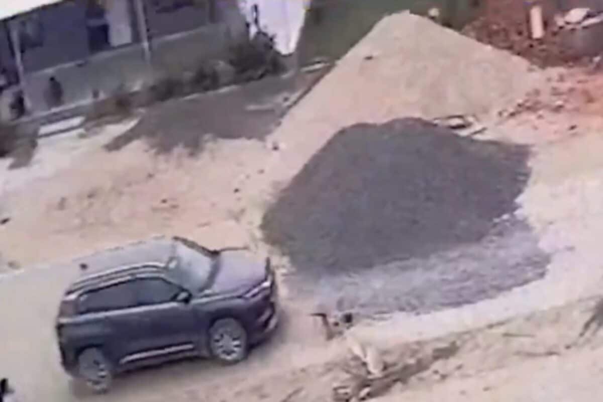 Five-Year-Old Girl Killed After Being Run Over By Speeding Car In Surat, Driver Flees | Video