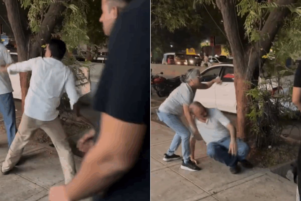 Viral Video: Thane Cab Driver Beats 70-Year-Old For Objecting To Spitting, Victim Left With Fractured Leg