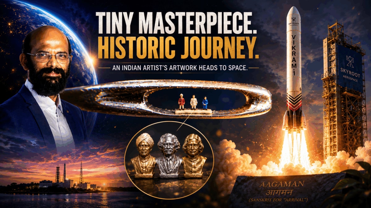 Indian Artist Sends Miniature Sculptures to Space