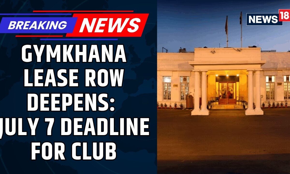 Delhi Gymkhana Club Faces Eviction After Govt Declares Occupation Illegal | News18