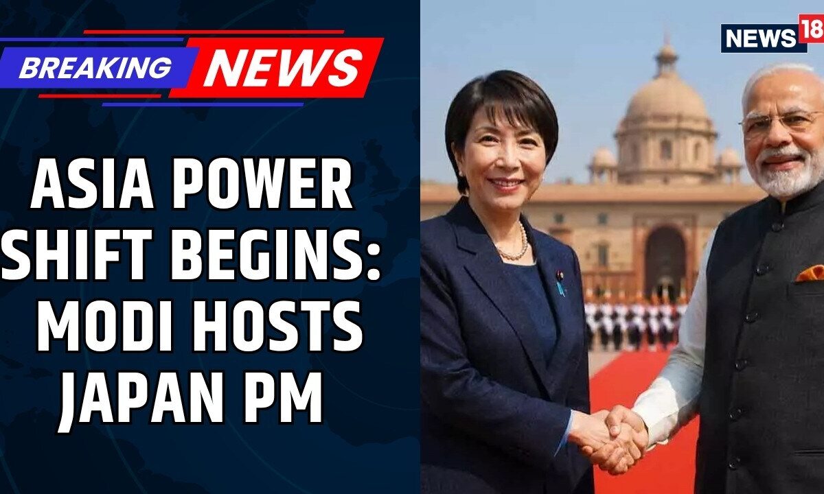 PM Modi Welcomes Japan’s Sanae Takaichi for Key India–Japan Strategic Talks | News18
