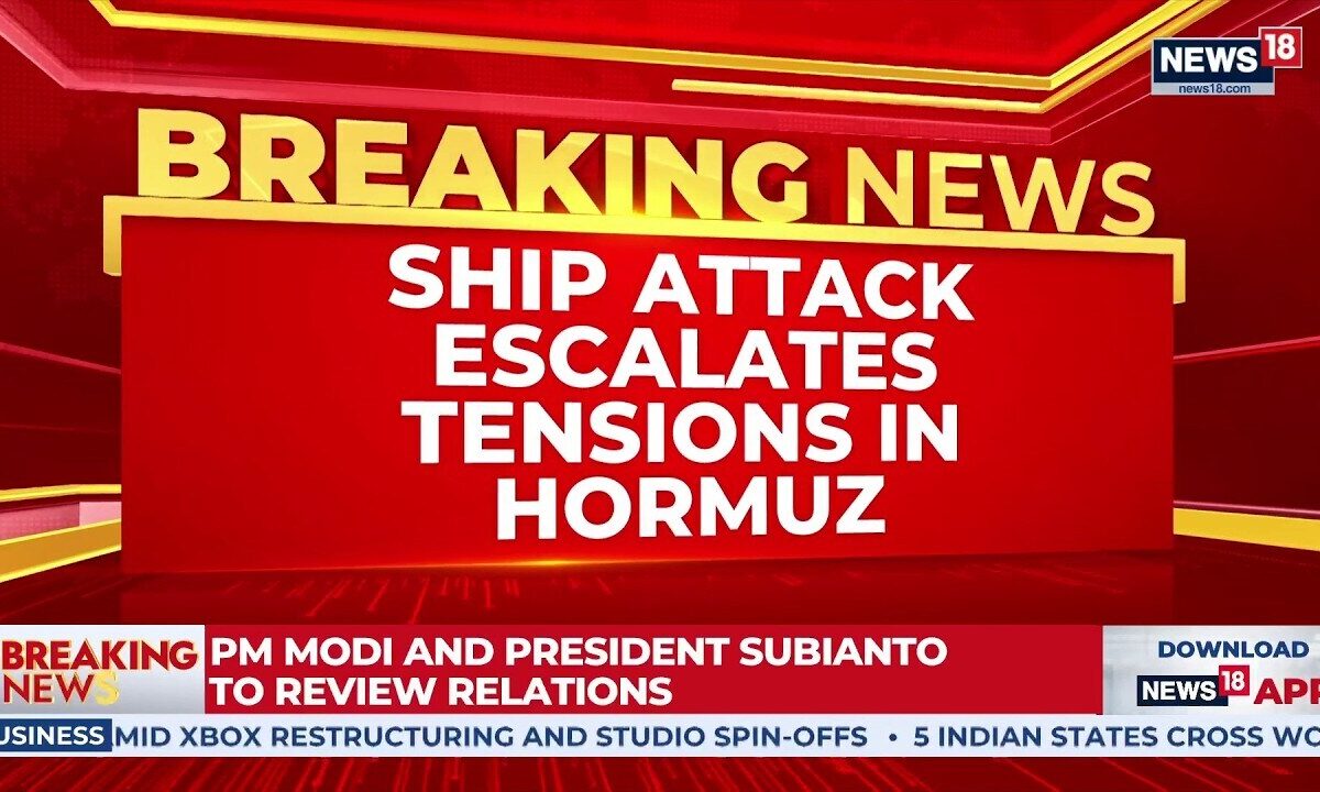 Strait of Hormuz on Edge: Tanker Fire and Rising Regional Hostilities