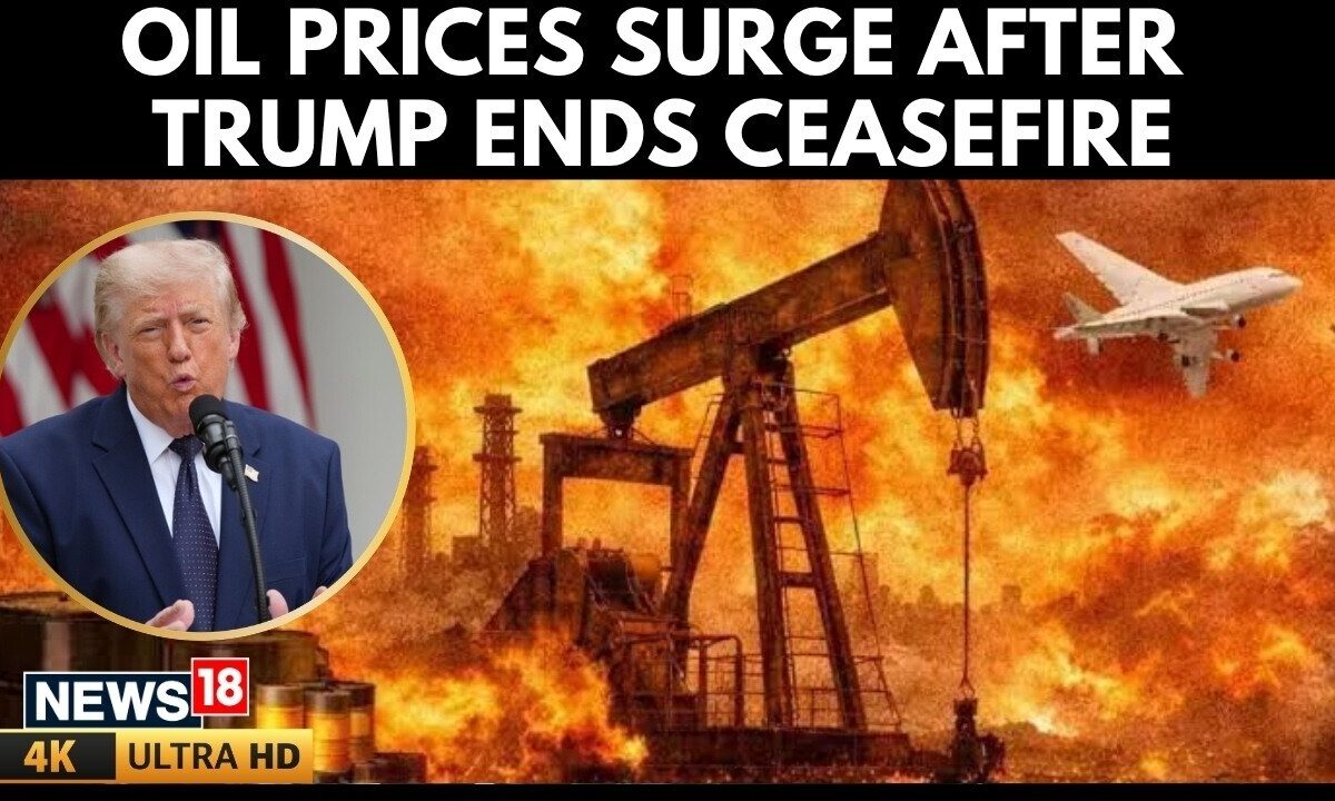 Oil Jumps, Stocks Slide After Trump Says Iran Ceasefire Is Over