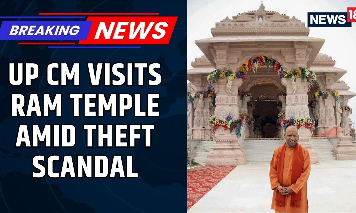 CM Yogi Visits Ayodhya’s Ram Mandir For First Time Since Donation Theft Scandal; Probe Underway