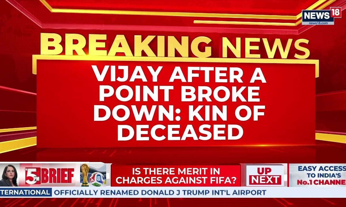 Karur Tragedy: CM Vijay Distributes Job Letters To 32 Victims’ Families | India News | News18