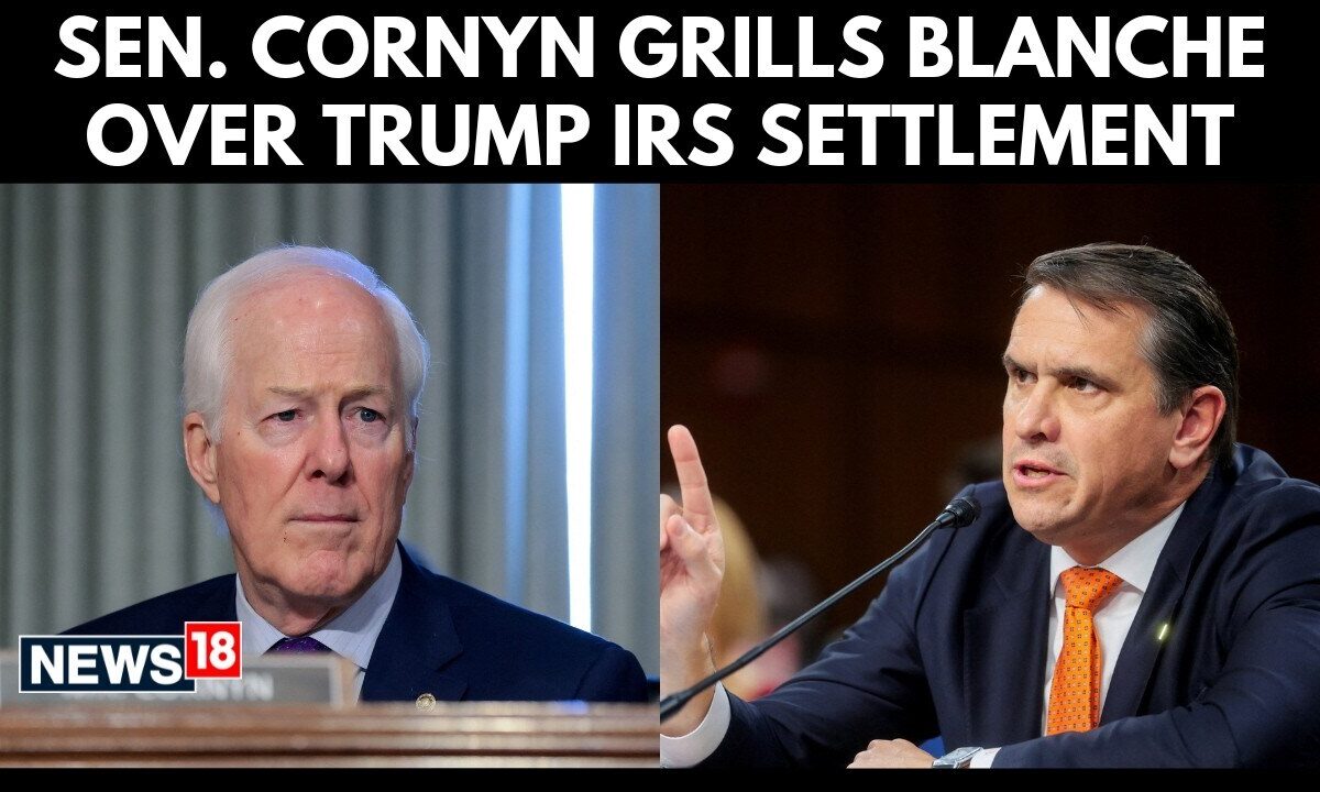 John Cornyn Grills Acting AG Todd Blanche Over Reported Trump IRS Settlement