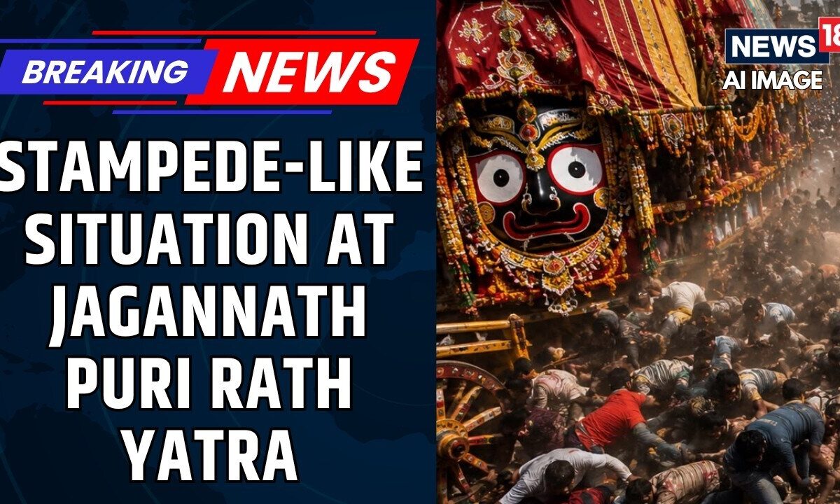 BREAKING: Stampede-Like Situation During Jagannath Rath Yatra, 120 Hospitalised, 1 Feared Dead