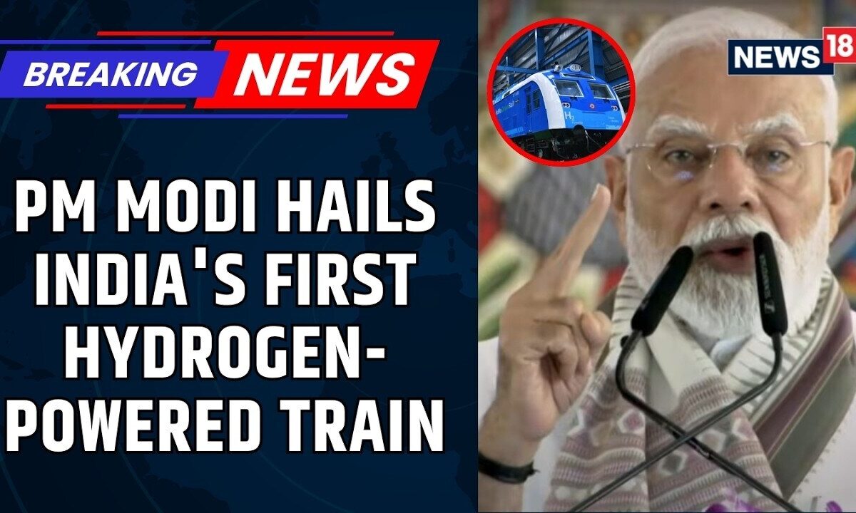 PM Modi on India's First Hydrogen Train | Jind & Sonipat Create History in Green Mobility | News18