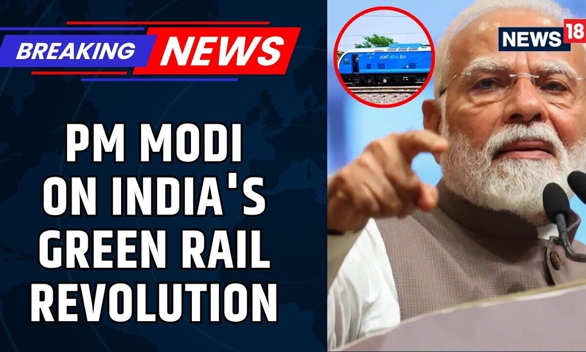 PM Modi: India's Hydrogen Train Signals Green Growth Amid Global Uncertainty | Green Future | News18