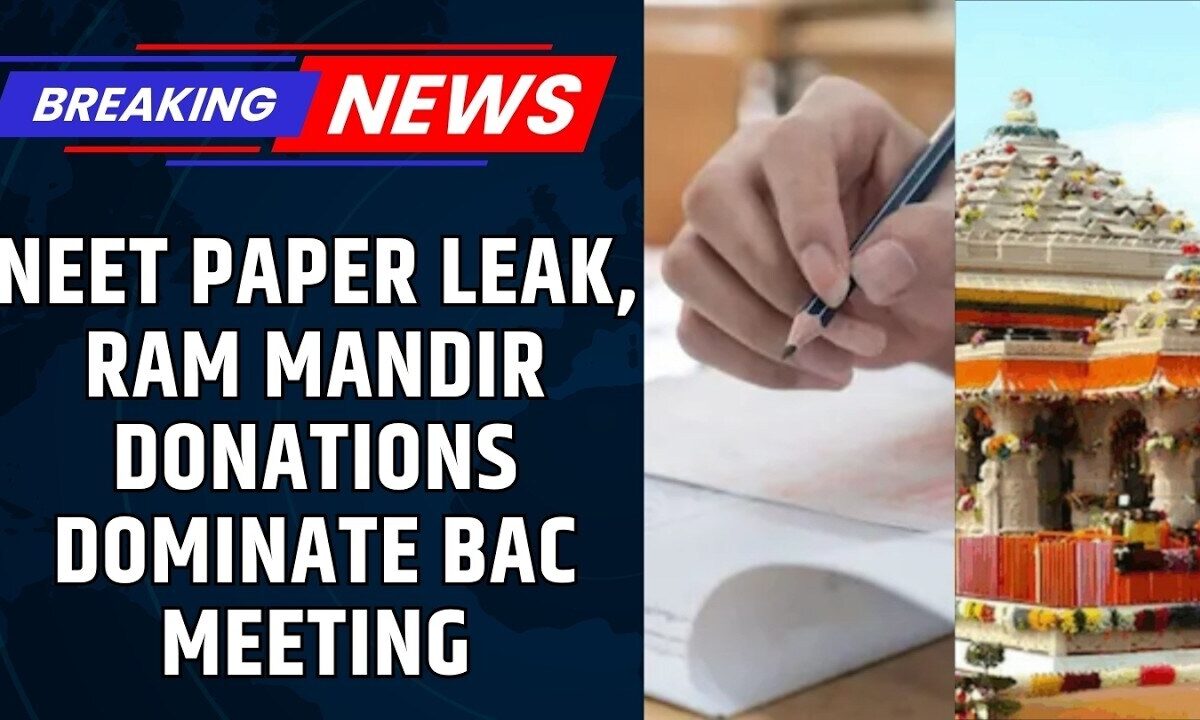 Opposition Raises Ram Mandir Donation Scam & NEET Paper Leak at Business Advisory Meeting | News18