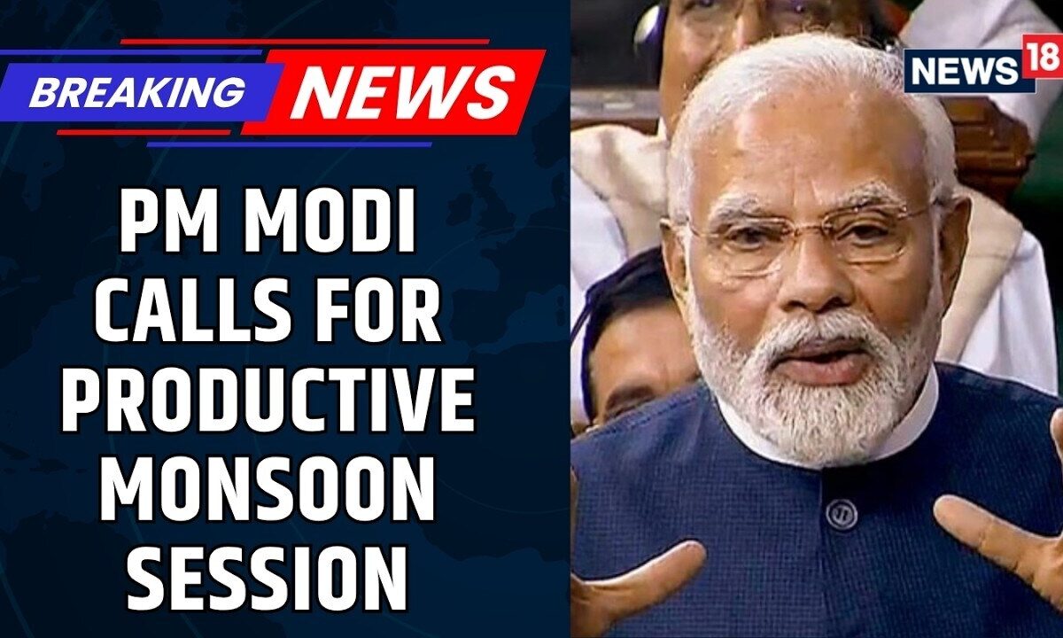 PM Modi's Monsoon Session Message | 'When Monsoon & Parliament Are Productive' | Parliament | News18