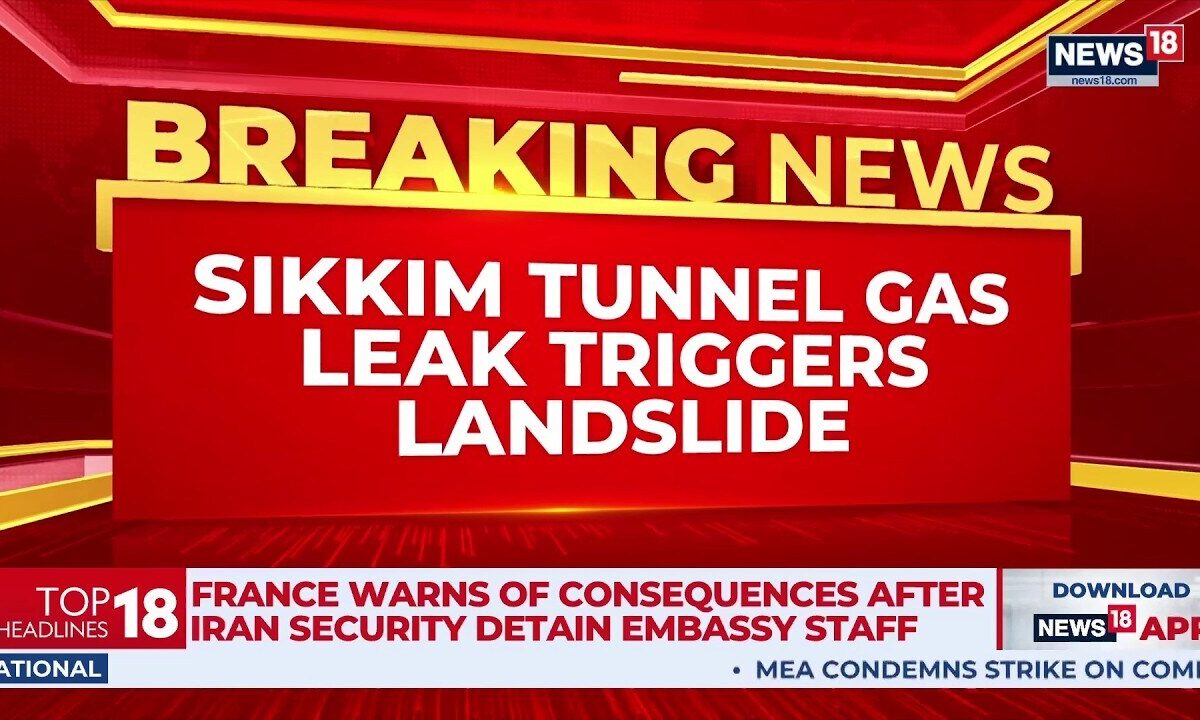 Tragedy in Sikkim: Tunnel Landslide Claims Seven Lives | Rescue Operation Underway | News18