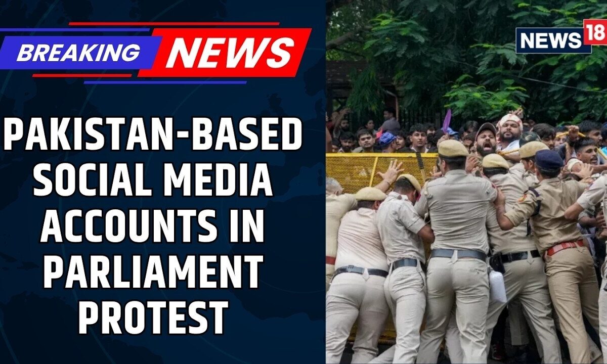 Delhi Police Probe Pakistani Social Media Links to Parliament Protest | CJP Demonstrations | News18