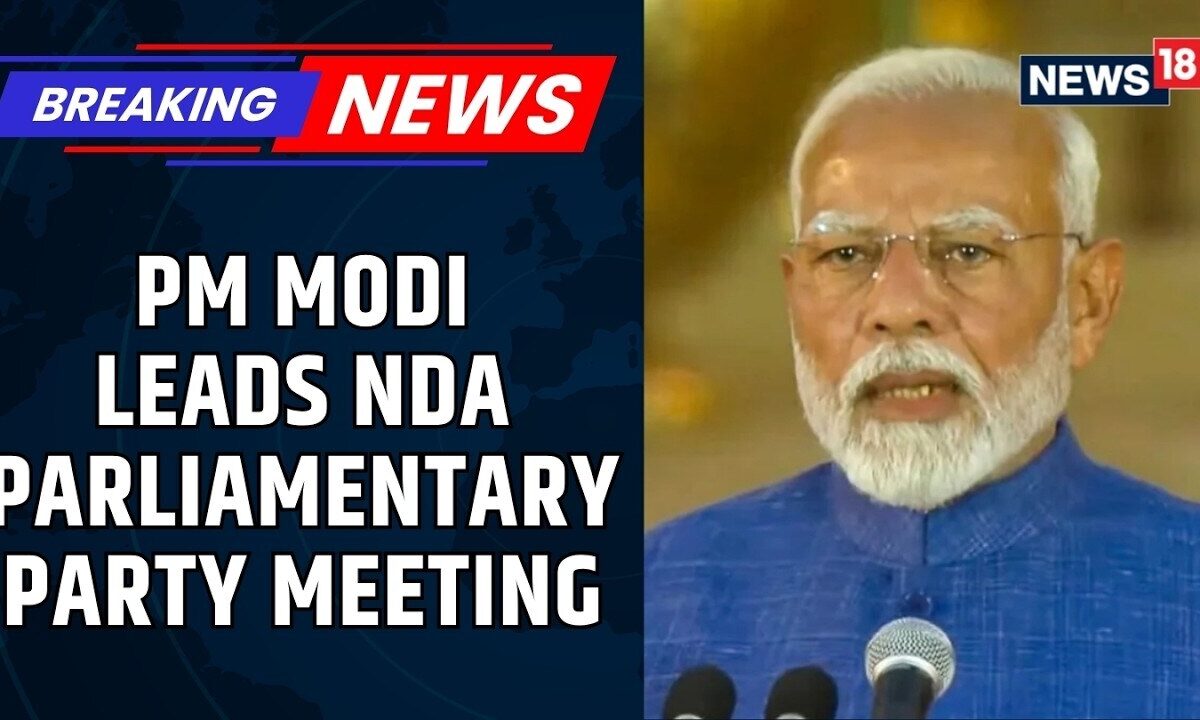 PM Modi Chairs NDA Parliamentary Party Meeting Ahead of Parliament's Monsoon Session | News18