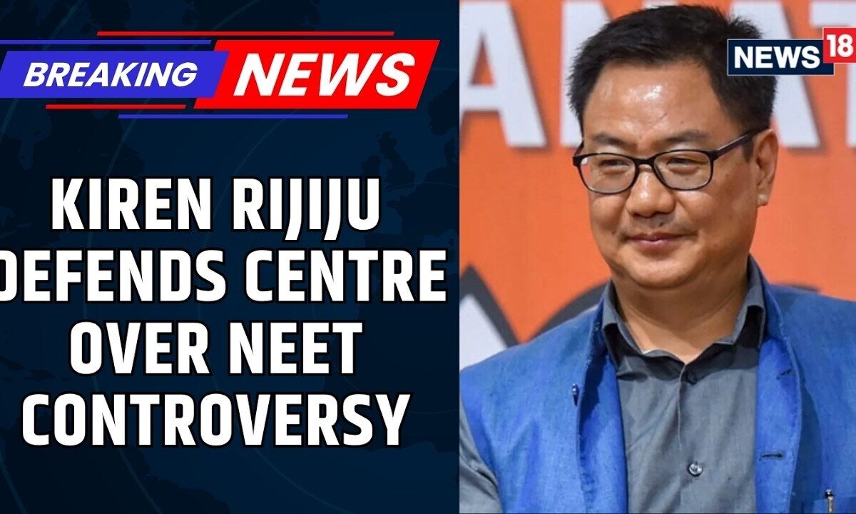 Kiren Rijiju Backs PM Modi's Stand on NEET Paper Leak | Monsoon Session | Parliament | News18