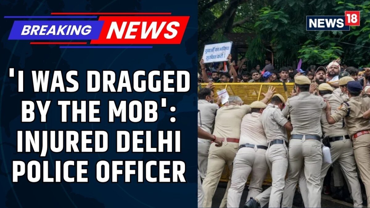 Delhi Police Officer Alleges Assault During Protest