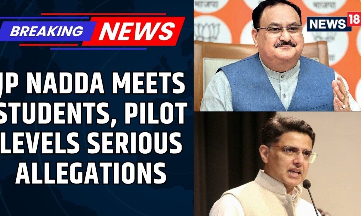 JP Nadda Meets Injured NEET Protest Students | Sachin Pilot Targets Government | Parliament | News18