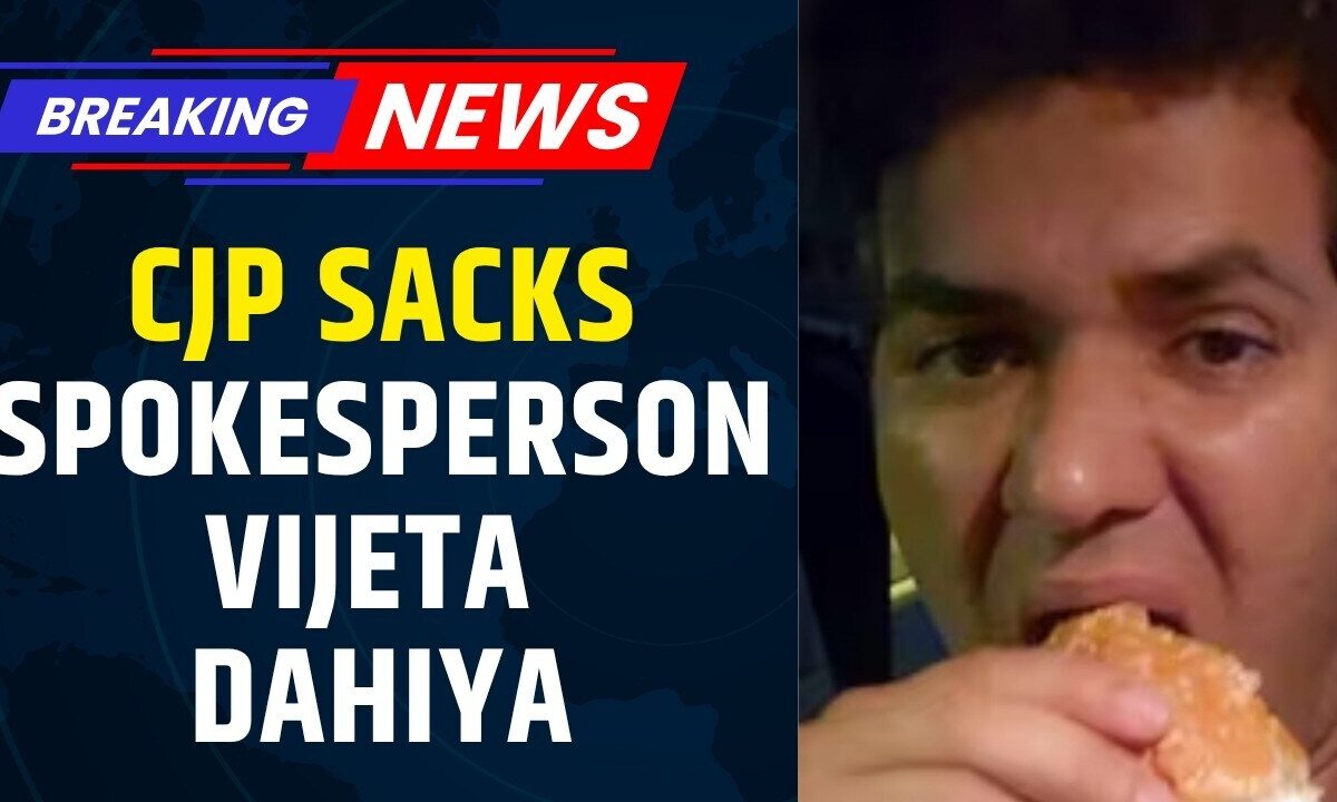'I Was Hungry': Vijeta Dahiya Removed as CJP Spokesperson After Viral Video | News18