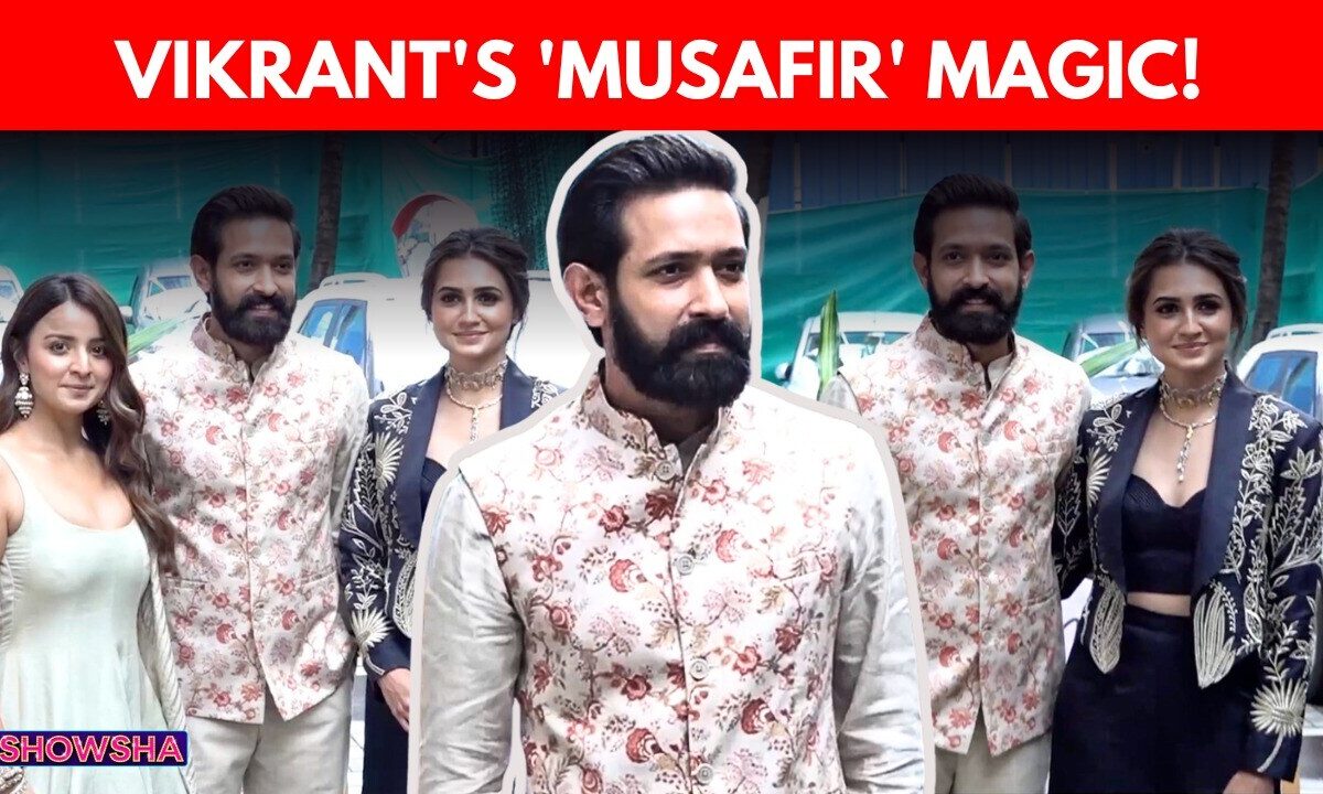 Vikrant Massey, Vedika Pinto & Mahima Makwana Shine At Musafir Café Event | WATCH