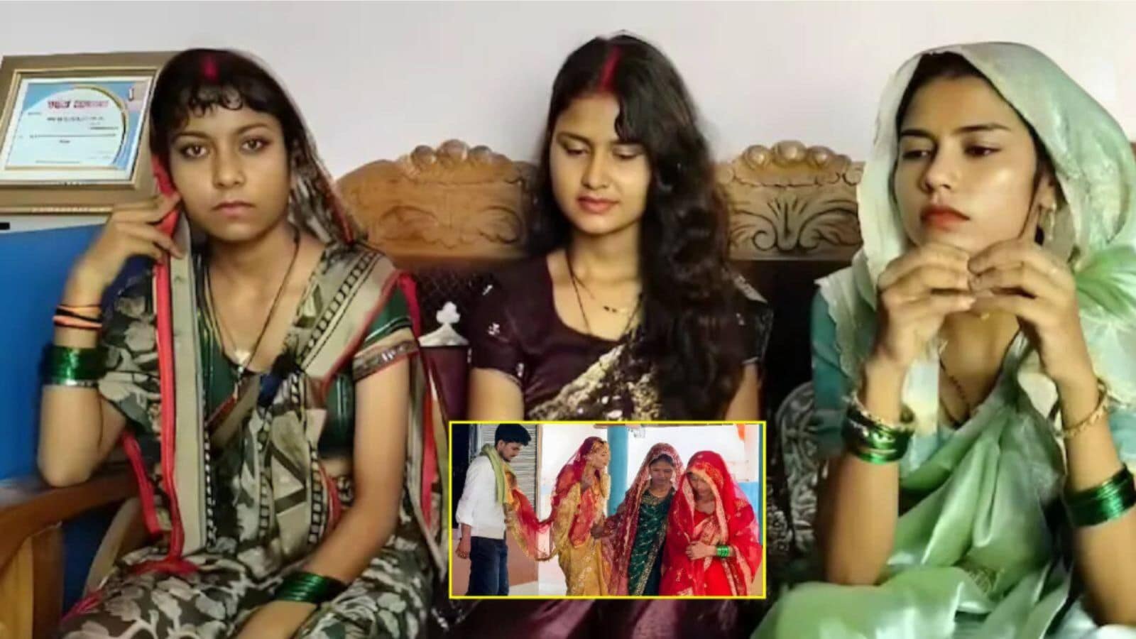 We Chose One Husband So We Could Stay Together': 3 Sisters In UP Marry The  Same Man, Wedding Goes Viral | Photos