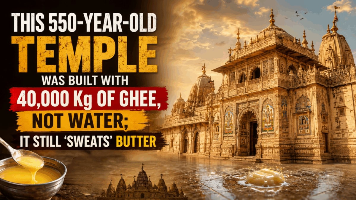 550-Year-Old Temple Built with Ghee