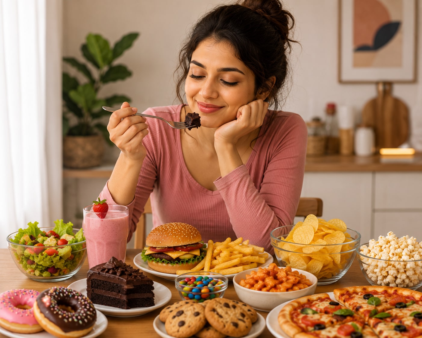 You may crave certain foods or feel hungrier than usual before or during your period. Hormonal fluctuations can influence appetite, and these changes are generally temporary.