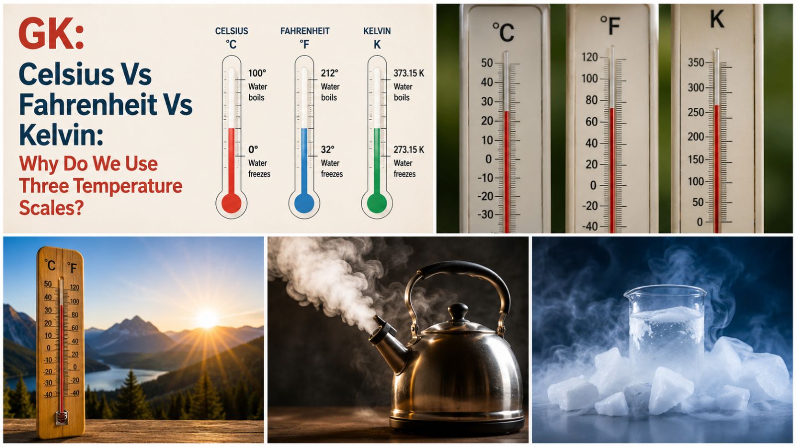 Celsius, Fahrenheit Or Kelvin? Here's Why The World Uses Three Temperature Scales