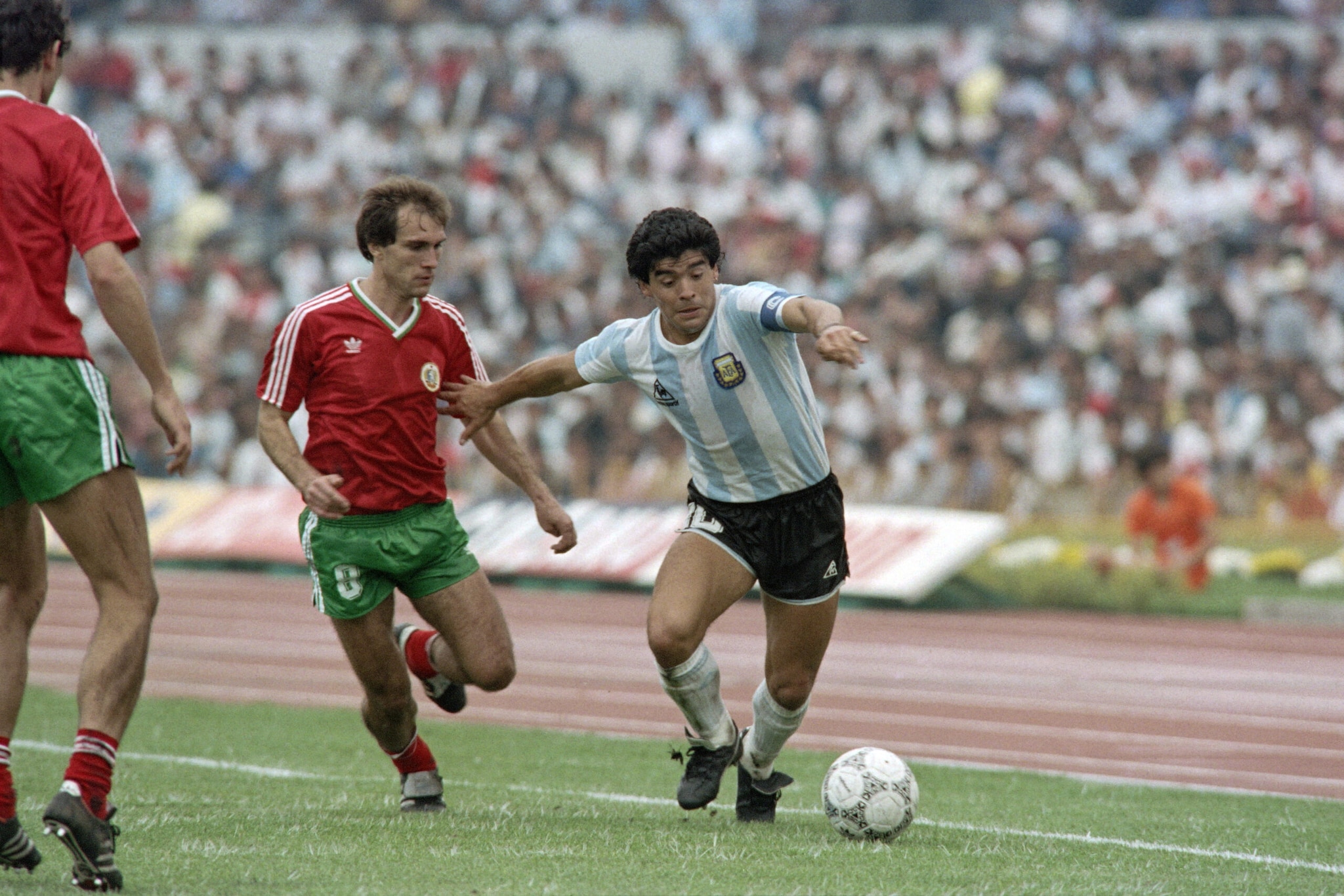  10 (5 goals, 5 assists) Maradona produced arguably the greatest individual World Cup campaign ever, inspiring Argentina to the title almost single-handedly. (AFP)