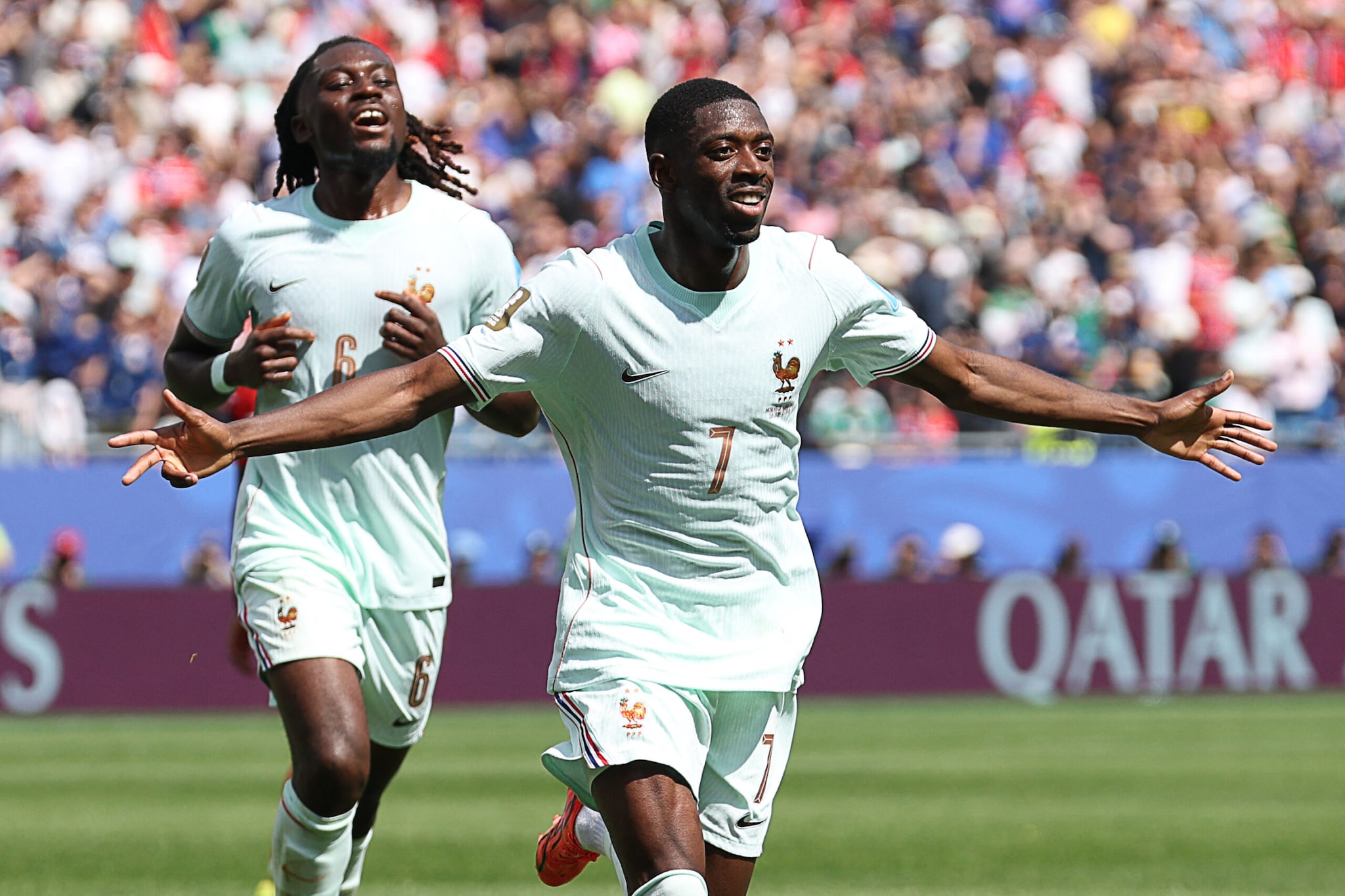 T-4. Ousmane Dembele - France(4 goals, 1 assist) (AFP)