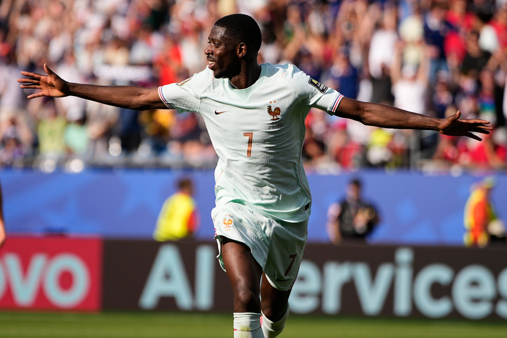 The French winger announced himself with a hat-trick during the group stage and continues to chip in with crucial goals and assists. A strong finish could yet propel him into the Golden Boot race. (AP)