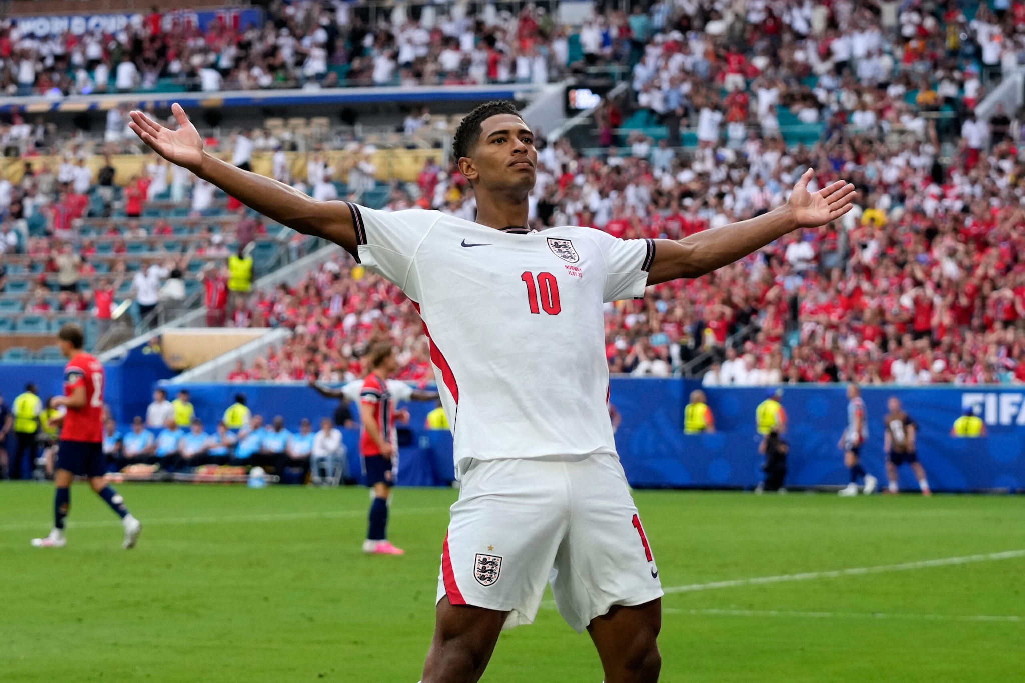 Bellingham's knack for delivering in the biggest moments has transformed England's attack. The Real Madrid star is now just two goals away from sharing the Golden Boot lead. (AP)