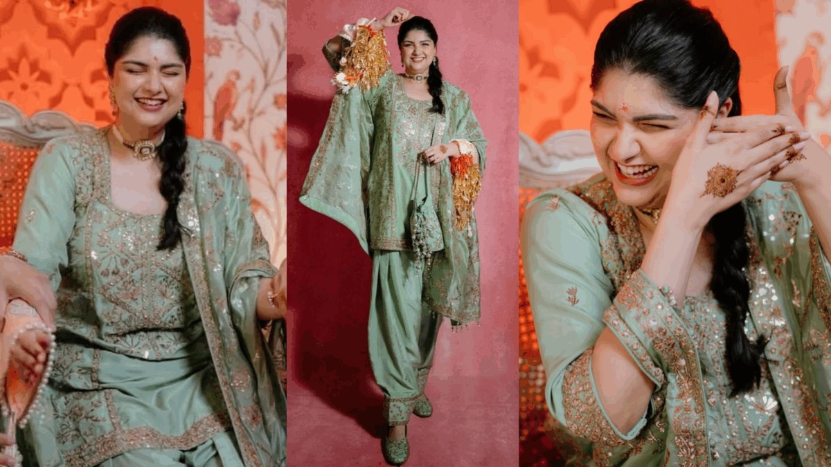 Bride-To-Be Anshula Kapoor's Dreamy Mint Green Choodha Look Is A Refreshing Take On Punjabi Bridal Elegance