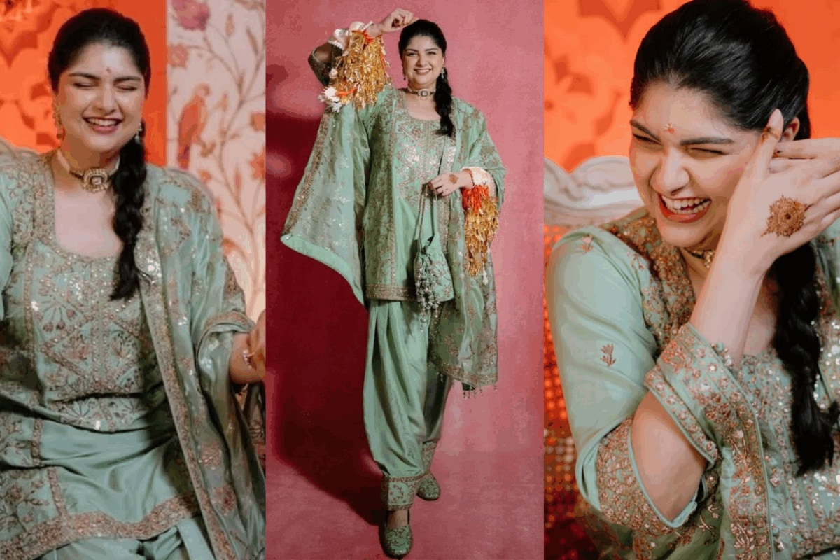 Bride-To-Be Anshula Kapoor's Dreamy Mint Green Choodha Look Is A Refreshing Take On Punjabi Bridal Elegance